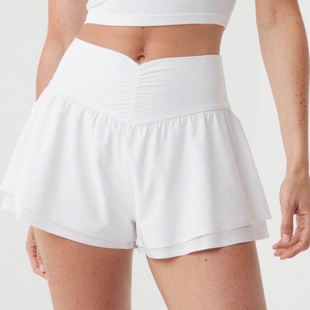 Offline by Aerie ruched flowy shorts